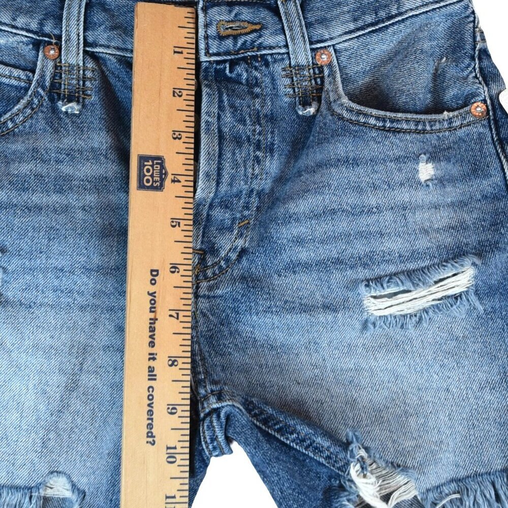 We The Free Distressed Cutoff Shorts Y2K Grunge Festival Denim NWT 23 - Picture 10 of 10
